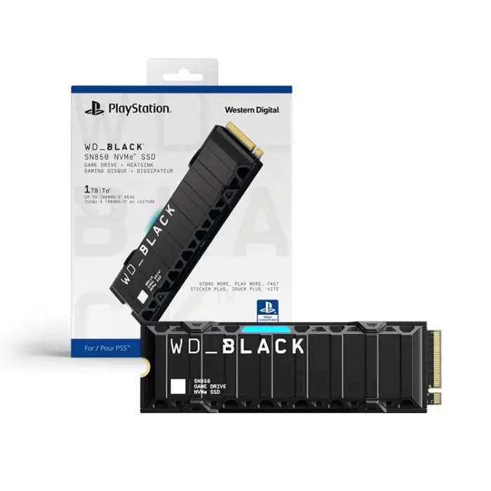 حافظه اس اس دی WD_BLACKSN850P مناسب 1TB PS5 – ظرفیت یک ترابایت