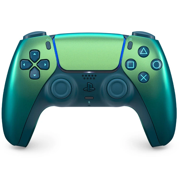 دسته ps5 سبز کروم