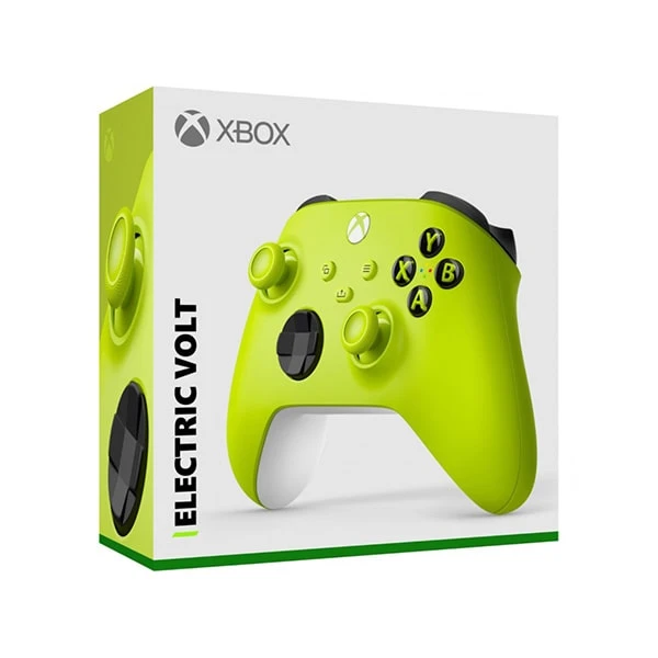 دسته xbox series s رنگ فسفوری اکبند