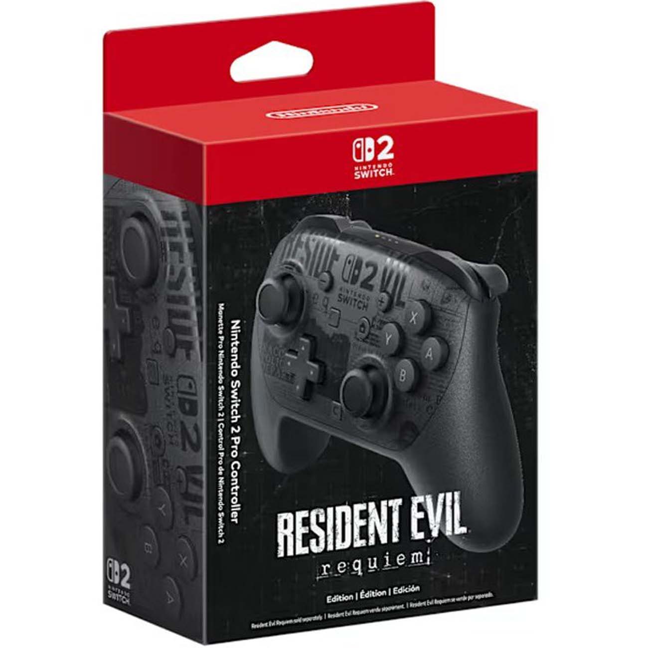 دسته بازی نینتندو سوییچ 2 پرو Resident Evil Requiem Edition Controller