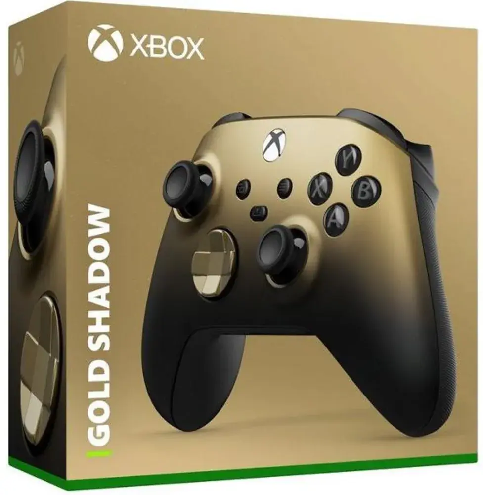 دسته ایکس باکس xbox series s gold shadow مشکی طلایی اکبند